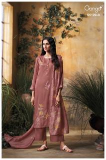 Ganga tanisha 5129 kolkata dress material wholesale market